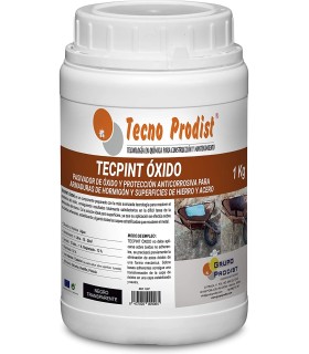 TECPINT OXIDE de Tecno Prodist - Passivateur de rouille à l'eau - Transformateur de rouille pour surfaces en fer et en acier