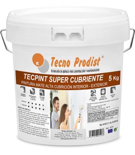 TECPINT MUEBLES de Tecno Prodist - Pintura a la Tiza - Pintar Muebles -  Pintura al Agua - Chalk Paint (Blanco Roto)