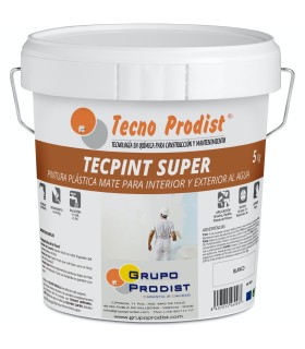 Peinture à l'Eau pour Extérieur et Intérieur - TECPINT SUPER de Tecno Prodist - Grande blancheur - Lavable