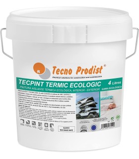 TECPINT TERMIC ECOLOGIC de Tecno Prodist - Pintura a la cal, aislante térmico y acústico, interior - exterior, transpirable