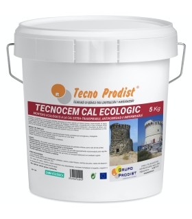TECNOCEM CAL ECOLOGIC de Tecno Prodist - Mortier à la chaux éco, respirant, anti-humidité, imperméable