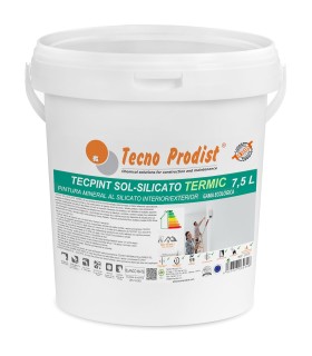 TECPINT SOL-SILICATO TERMIC de Tecno Prodist Peinture minérale silicatée extérieure - intérieure - d'eau, Naturelle Respirante